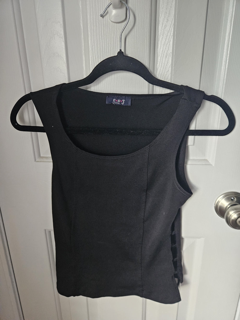 Black Sleeveless Top